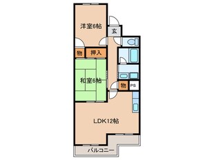 グリーンハイツ白山第1の物件間取画像